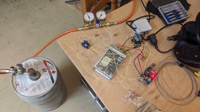 Digitales Bedienfeld für Kaffeeröstmaschine